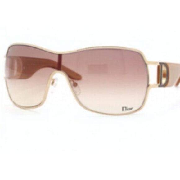 Dior Gold & Brown Gradient Wrap-Around Lens - PRECOLL 1 Sunglasses - Never Worn - Picture 3 of 13